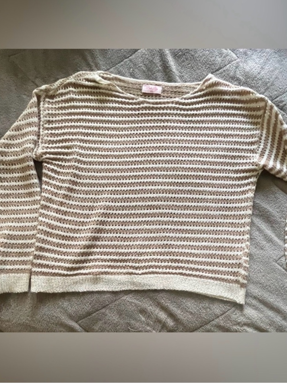 Pink Lily Knit Crewneck Sweater